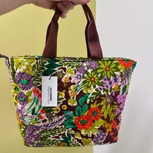 Vera Bradley Evening Garden Lunch Tote Insulated Wipeable Interior Floral NEW